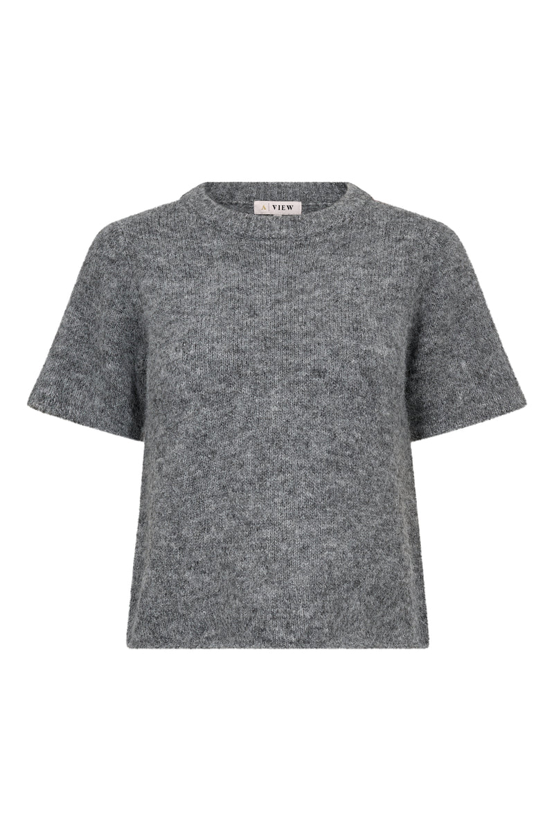 A-View Libby knit pullover AV6036 Knit 990 Medium grey melange