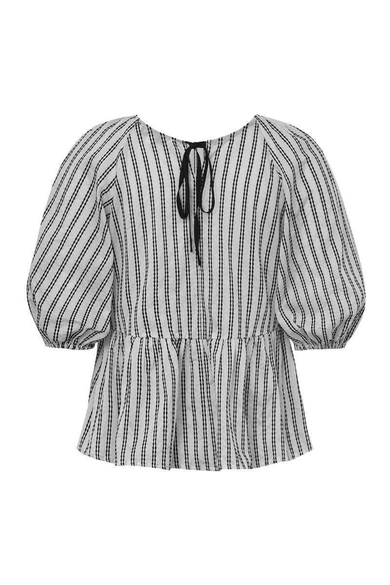 A-View Linea blouse AV4819 Blouse 139 Off white/black stripe