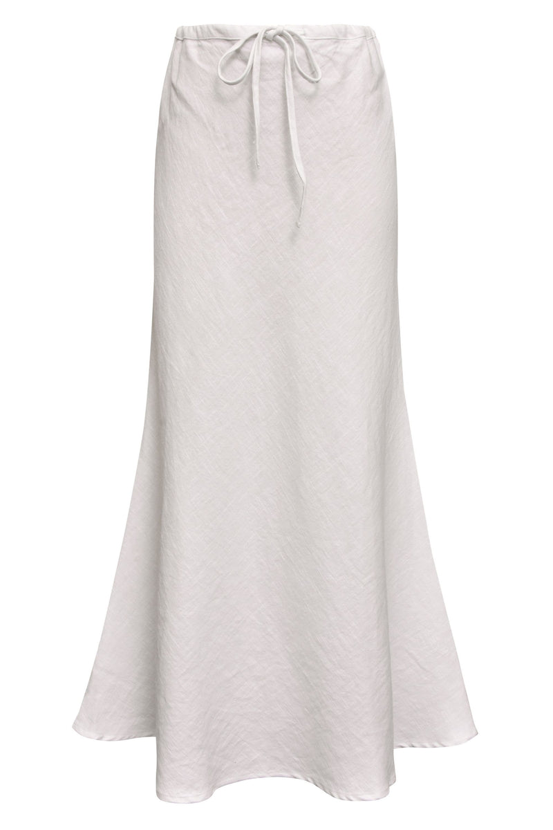 A-View Linen maxi skirt AV4515 Skirt 000 White