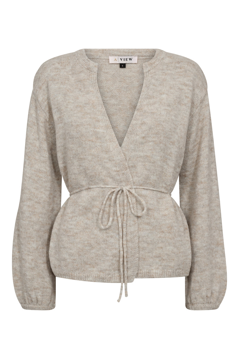 A-View Lisette knit cardigan AV6039 Cardigan 004 Sand