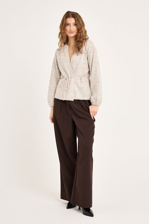 A-View Lisette knit cardigan AV6039 Cardigan 004 Sand