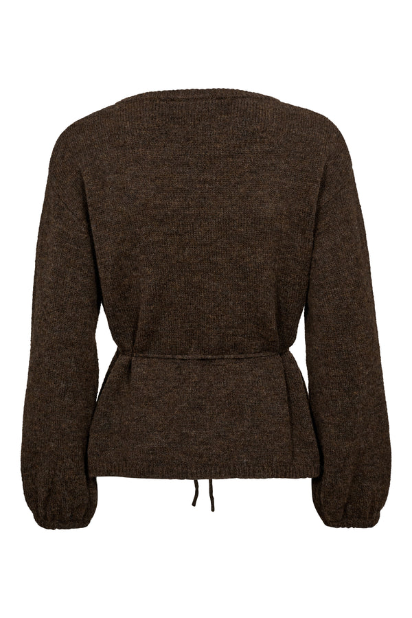 A-View Lisette knit cardigan AV6039 Cardigan 117 Brown