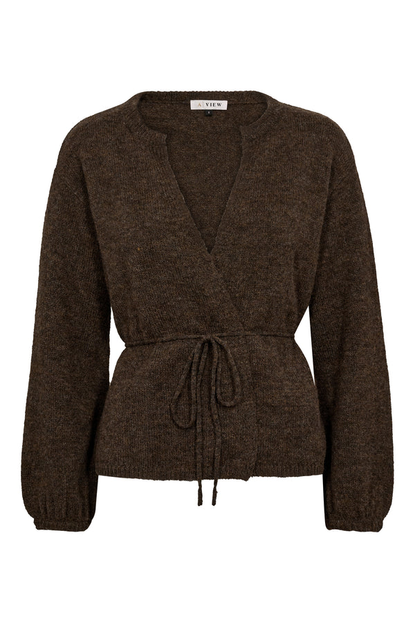 A-View Lisette knit cardigan AV6039 Cardigan 117 Brown