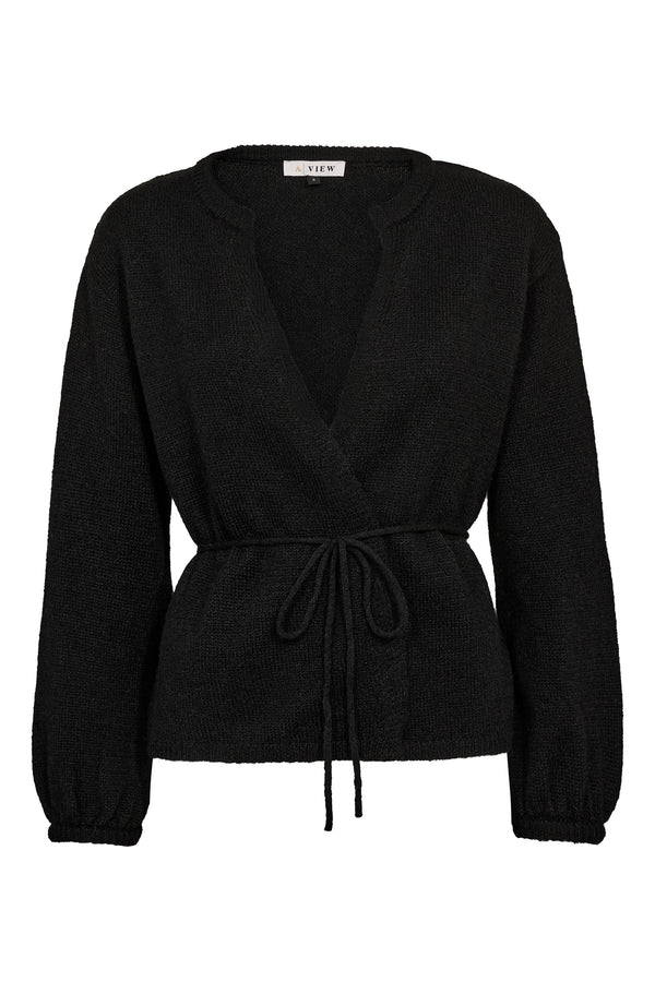 A-View Lisette knit cardigan AV6039 Cardigan 999 Black