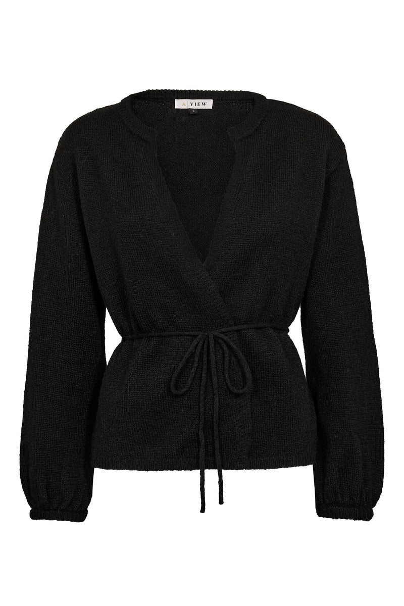 A-View Lisette knit cardigan AV6039 Cardigan 999 Black