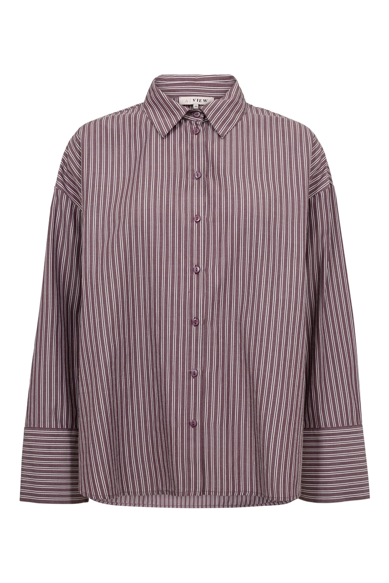 A-View Luka shirt AV6045 Shirts 376 Bordeaux/white