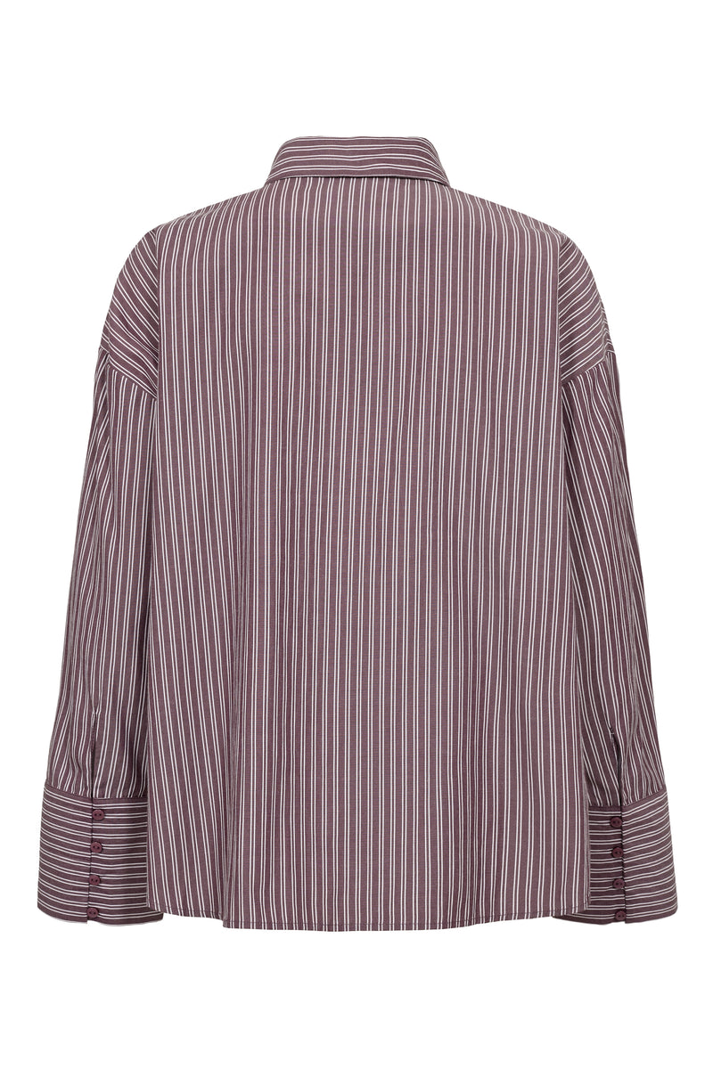 A-View Luka shirt AV6045 Shirts 376 Bordeaux/white