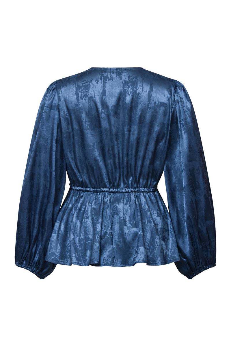 A-View Luna blouse AV4588 Blouse 197 Dusty blue