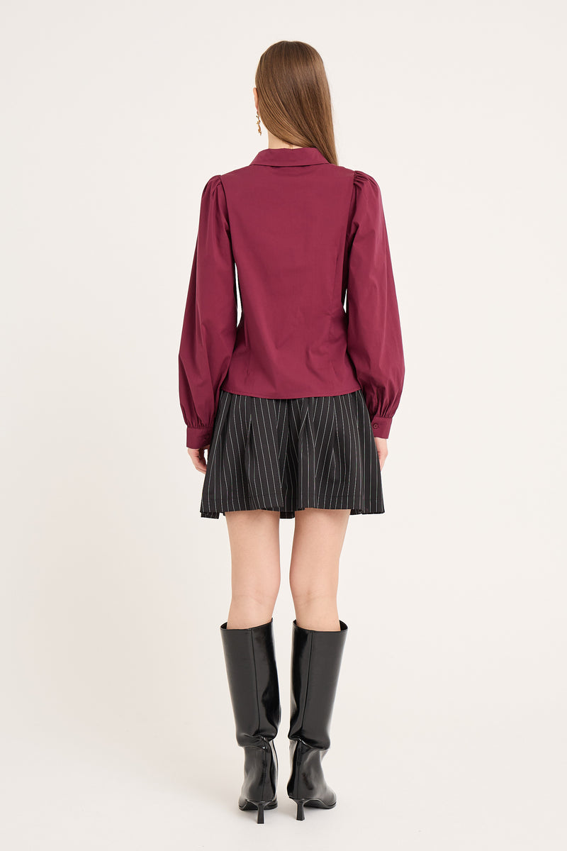 A-View Malika shirt AV4639 Shirts 042 Bordeaux