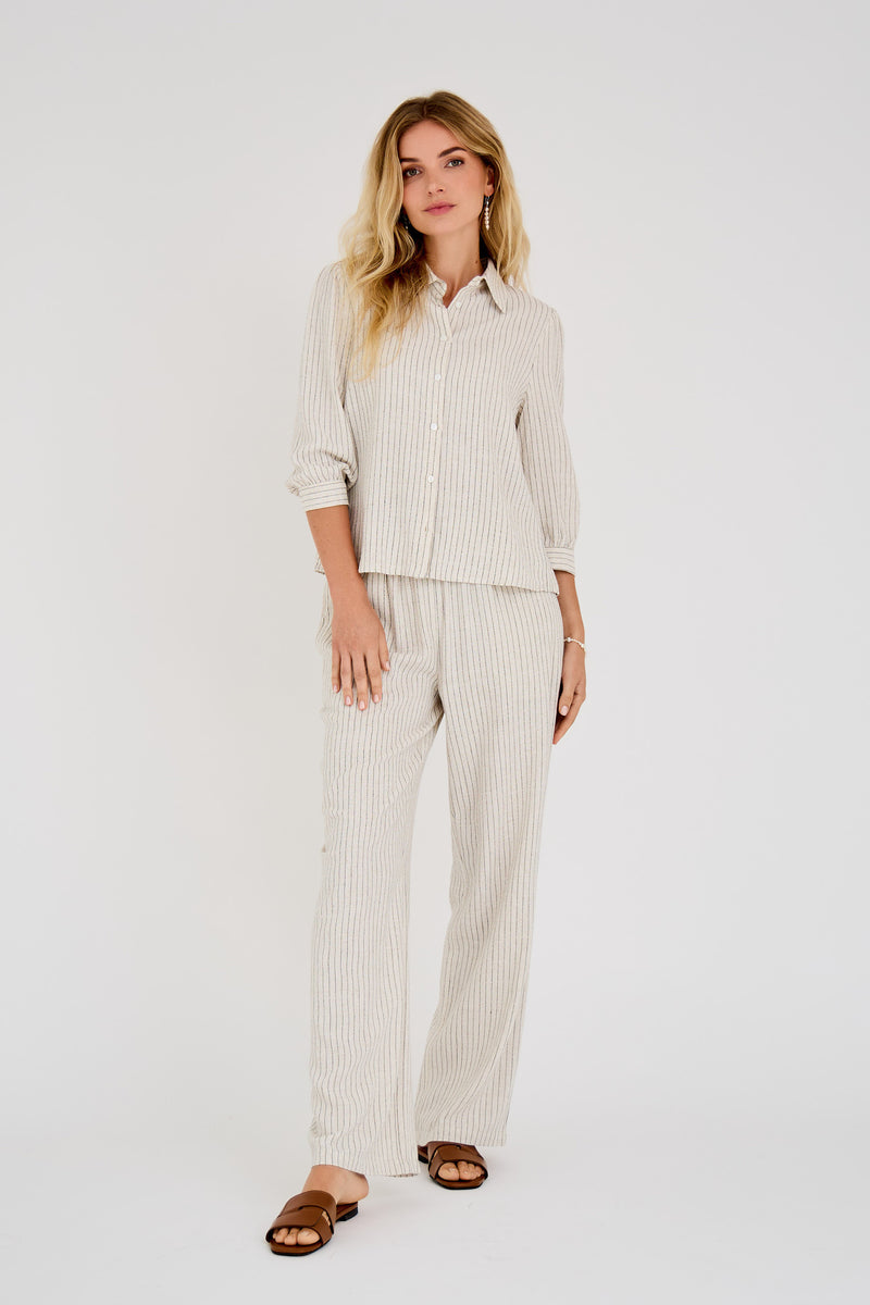 A-View Martha pants AV5018 Pants 311 sand/black