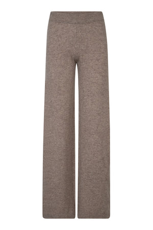 A-View Merino knit pants Pants 118 Light Brown