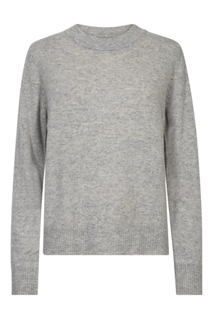 A-View Merino knit pullover Knit 055 Light Grey Melange