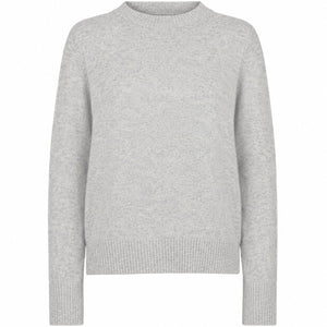 A-View Merino knit pullover AV6075 Knit 055 Light Grey Melange
