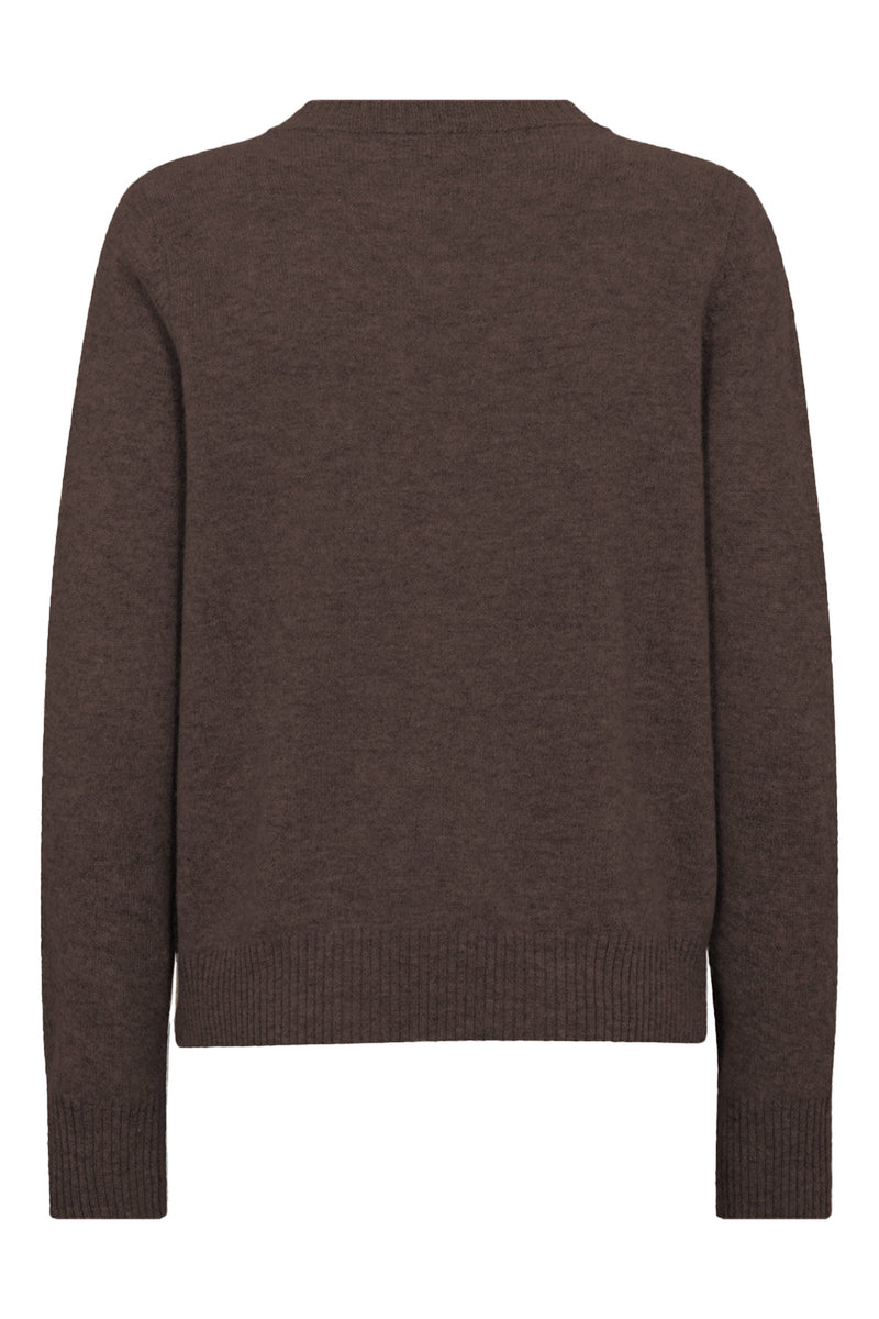 A-View Merino knit pullover AV6075 Knit 117 Brown