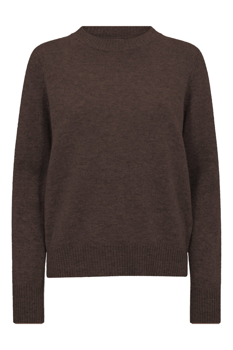 A-View Merino knit pullover AV6075 Knit 117 Brown