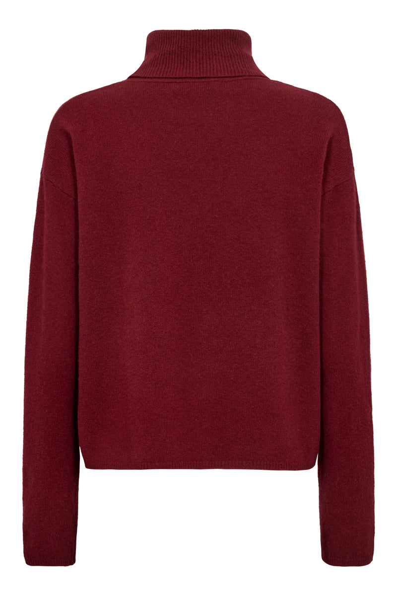 A-View Merino knit rollneck AV6076 Knit 042 Bordeaux