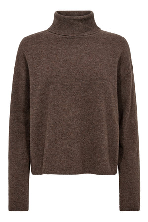 A-View Merino knit rollneck AV6076 Knit 117 Brown