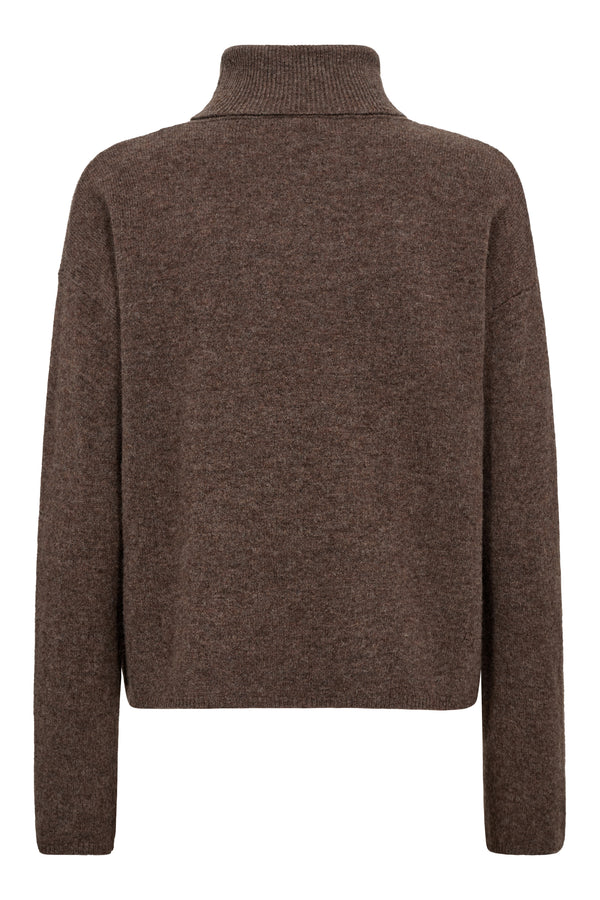 A-View Merino knit rollneck AV6076 Knit 117 Brown