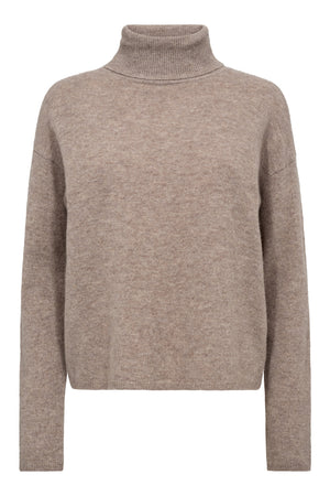 A-View Merino knit rollneck AV6076 Knit 118 Light Brown