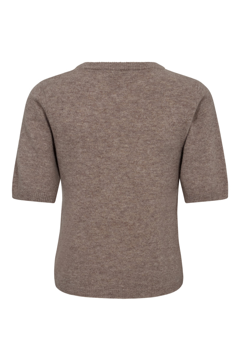 A-View Merino knit s/s pullover AV6077 Knit 118 Light Brown
