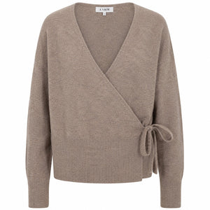 A-View Merino wrap cardigan AV8235 Cardigan 118 Light Brown