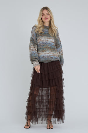 A-View Miranda Skirt Skirt 194 Dark Brown