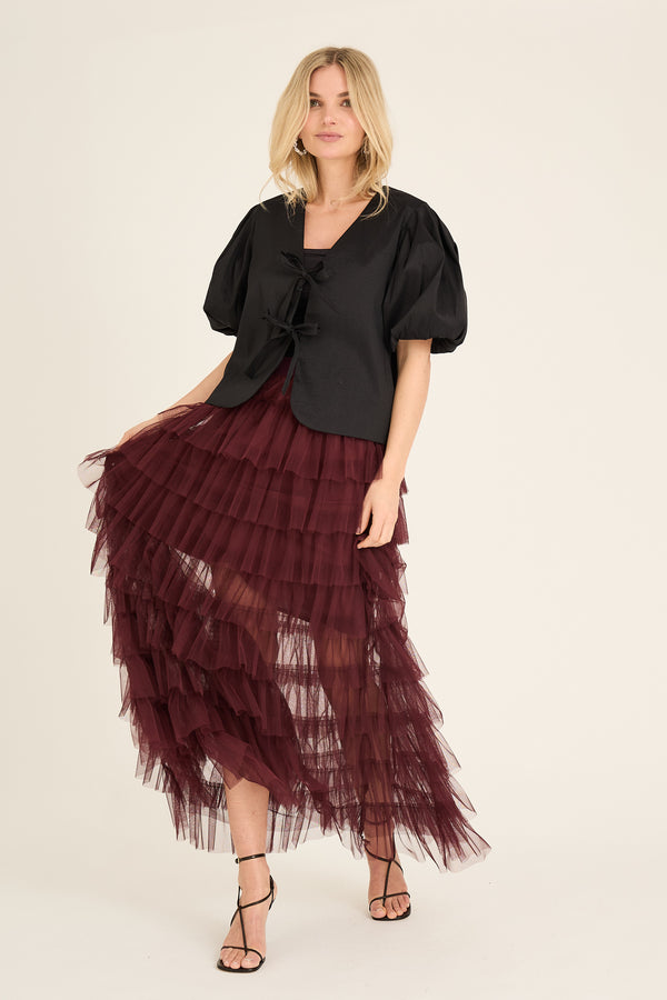 A-View Miranda skirt AV4798 Skirt 250 Burgundy