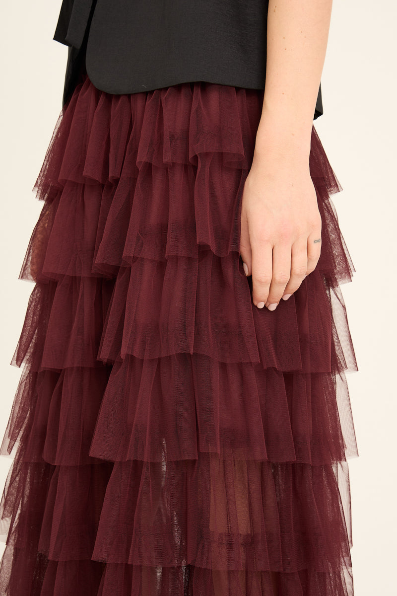 A-View Miranda skirt AV4798 Skirt 250 Burgundy