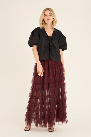 A-View Miranda Skirt Skirt 250 Burgundy