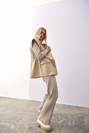 A-View Miro knit pant AV1771 Pants 015 White pepper