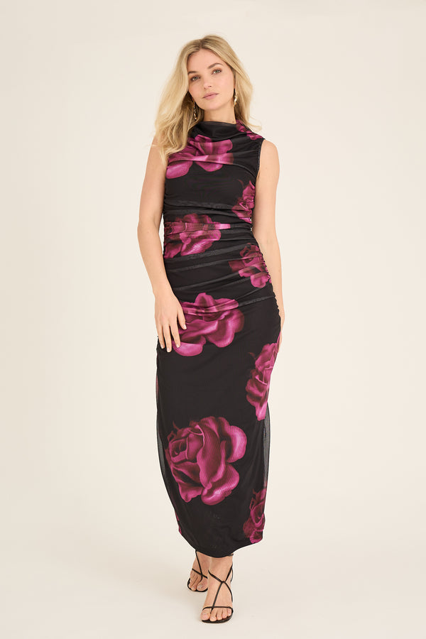 A-View Ophelia dress AV7017 Dresses 163 Black/Pink