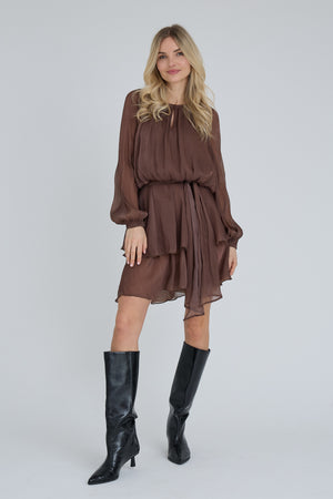 A-View Ovena Dress Dresses 194 Dark Brown