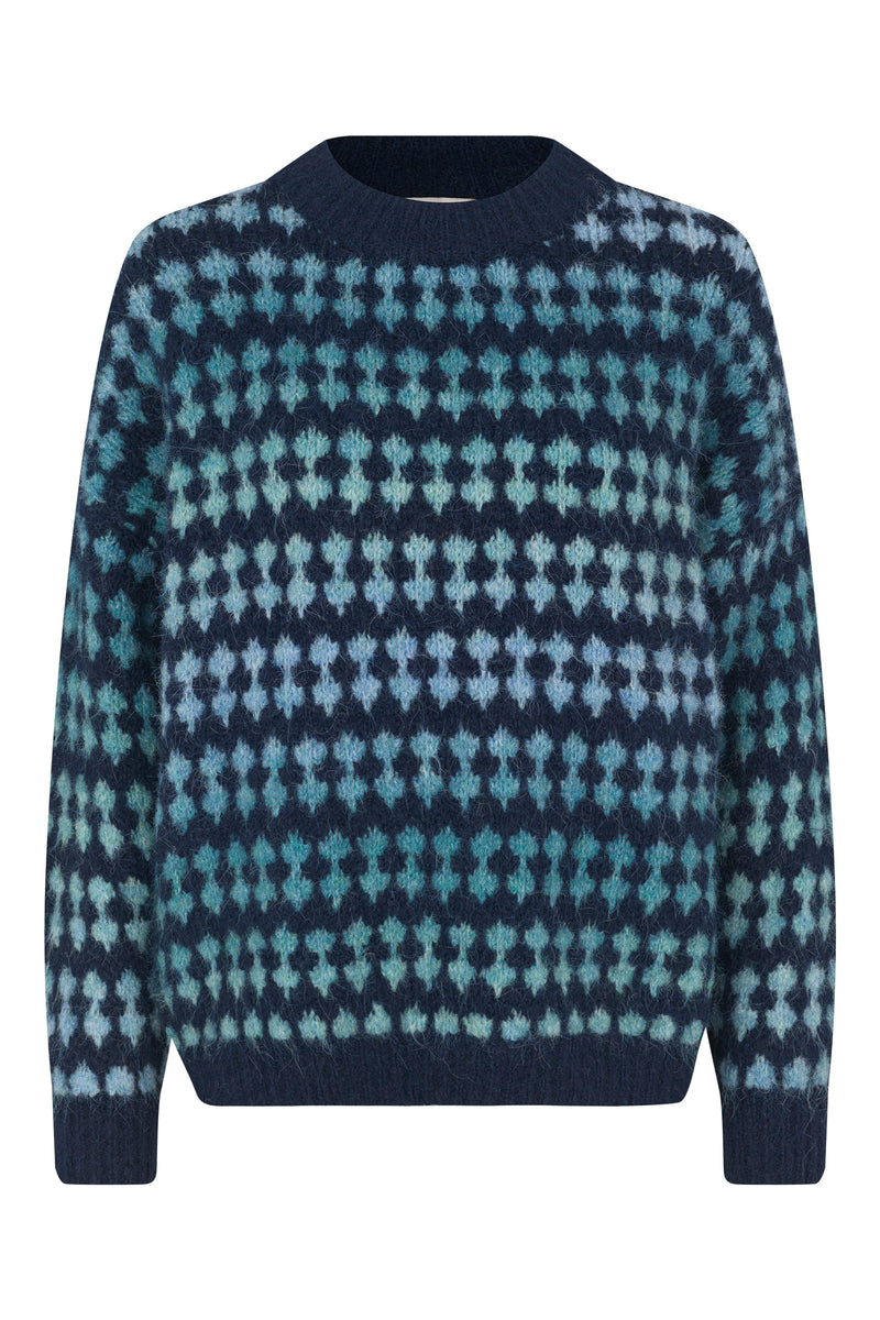 A-View Patrisia Knit Pullover AV4359 Knit 788 Blue/navy