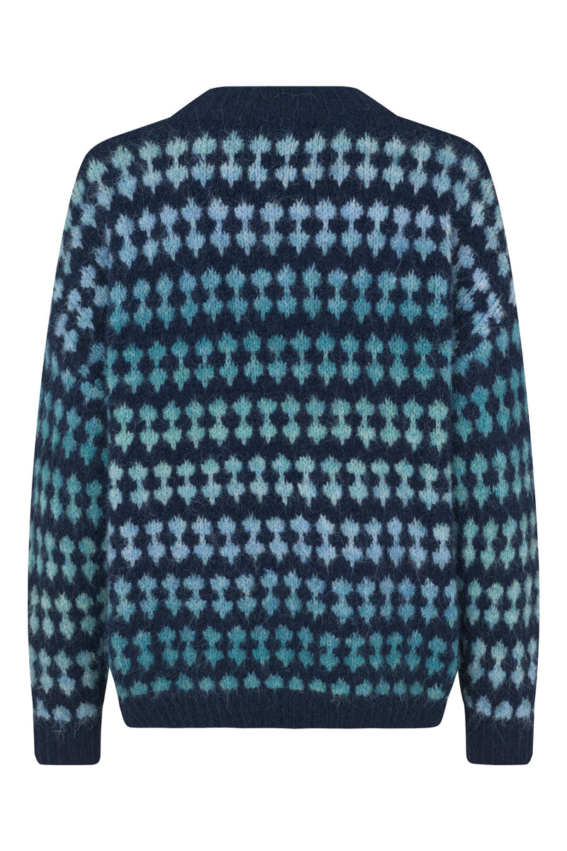 A-View Patrisia Knit Pullover AV4359 Knit 788 Blue/navy