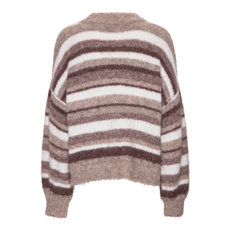 A-View Patrisia knit pullover AV4112 Knit Brown/White