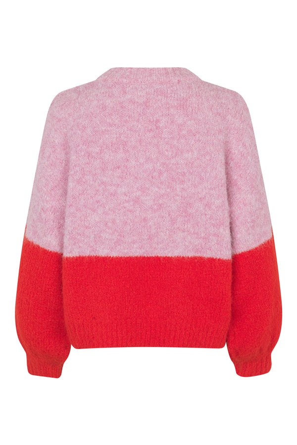 A-View Patrisia new block knit AV4666 Knit 255 rose/red