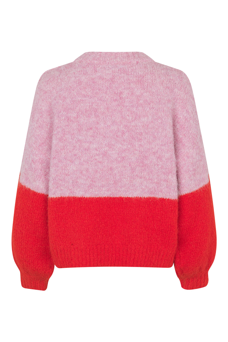 A-View Patrisia new block knit AV4666 Knit 255 rose/red