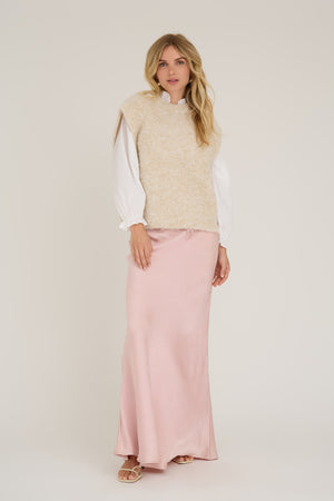 A-View Patrisia new knit vest AV4904 Knit 004 Sand