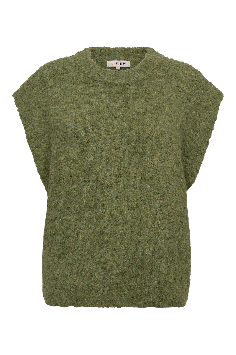 A-View Patrisia new knit vest AV4904 Knit 062 Forest green