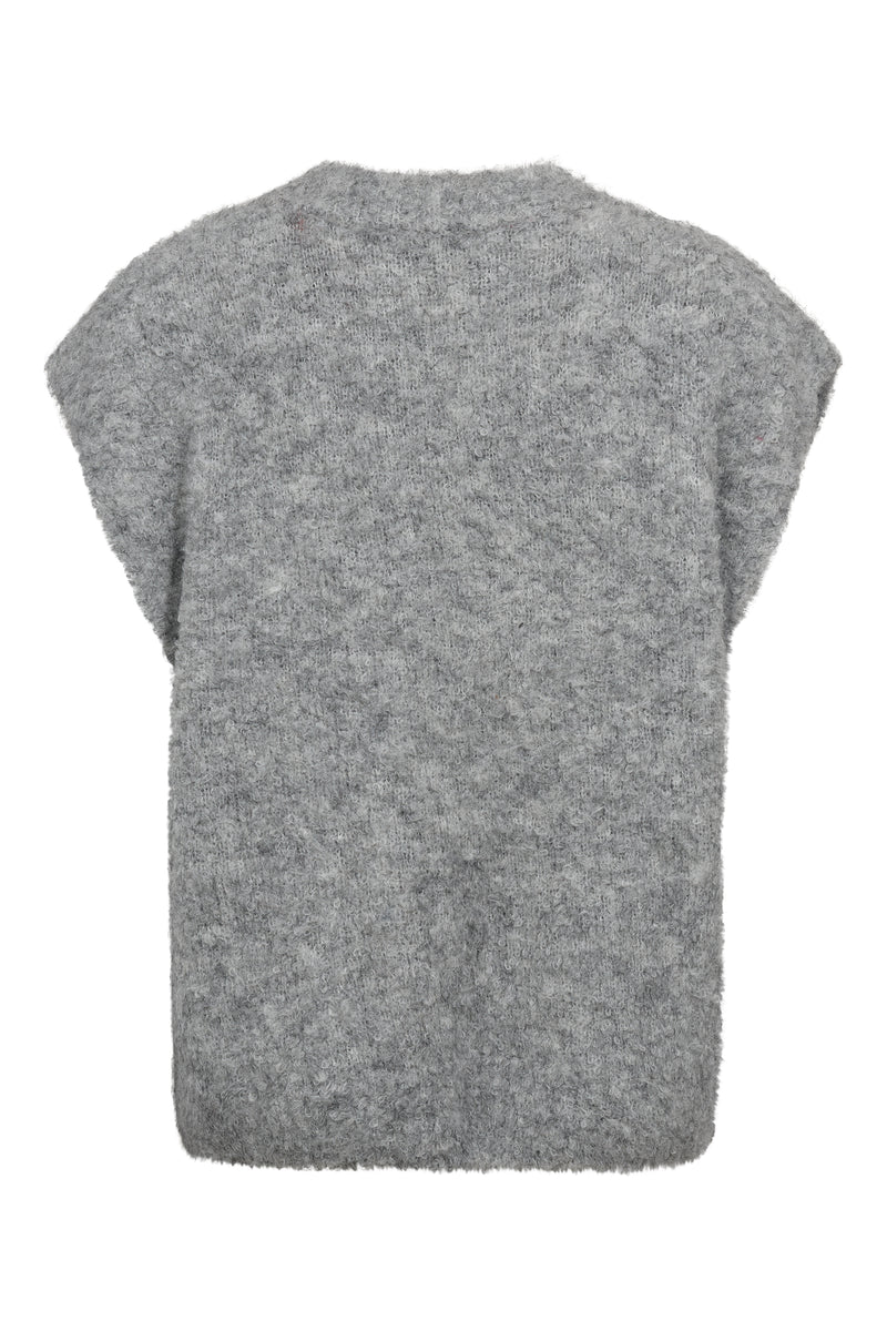A-View Patrisia new knit vest AV4904 Knit 990 Medium grey melange