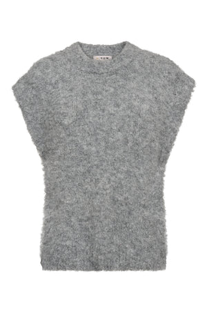 A-View Patrisia new knit vest AV4904 Knit 990 Medium grey melange