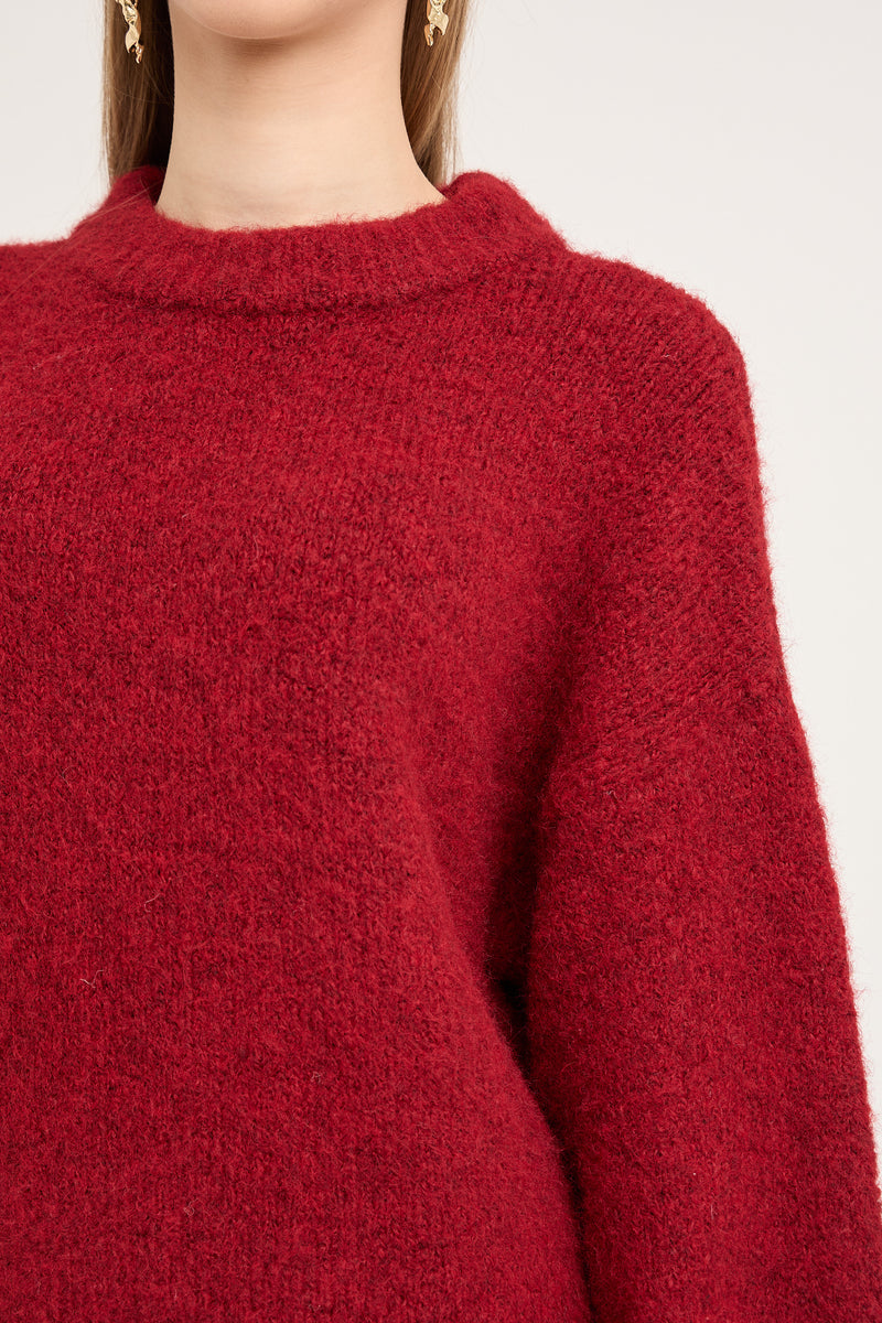 A-View Patrisia solid knit pullover AV4312 Knit 266 Cabernet