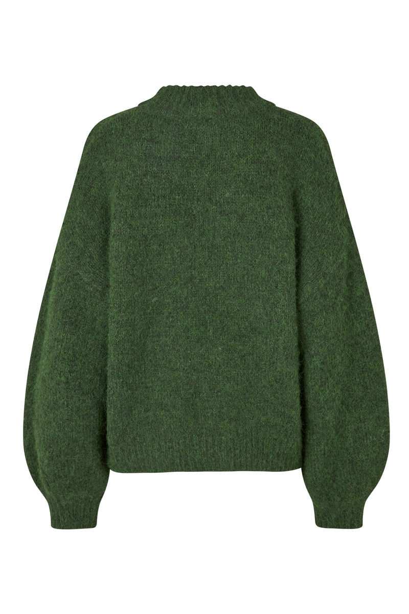 A-View Patrisia solid knit pullover AV4312 Knit 858 dark green