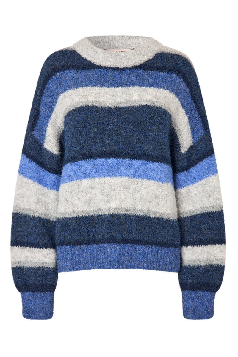 A-View Patrisia stripe pullover AV4665 Knit 788 Blue/navy