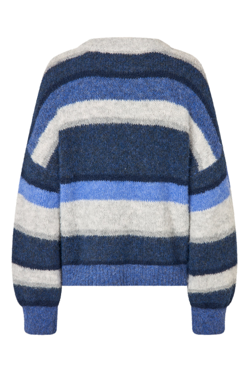 A-View Patrisia stripe pullover AV4665 Knit 788 Blue/navy