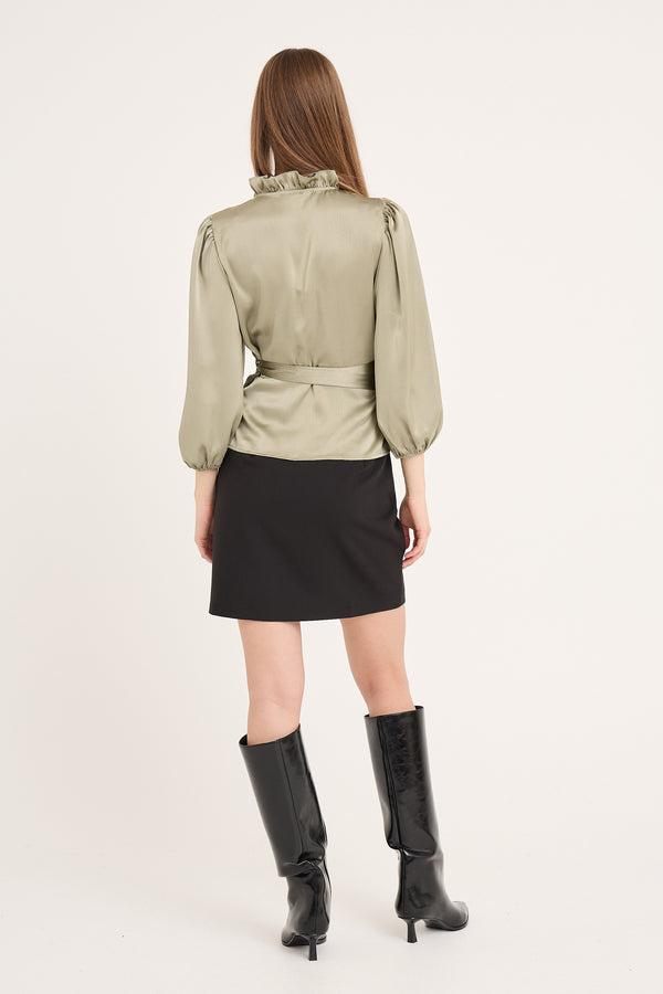 A-View Peony 3/4 Sleeve Blouse AV5082 Blouse 148 Pale green