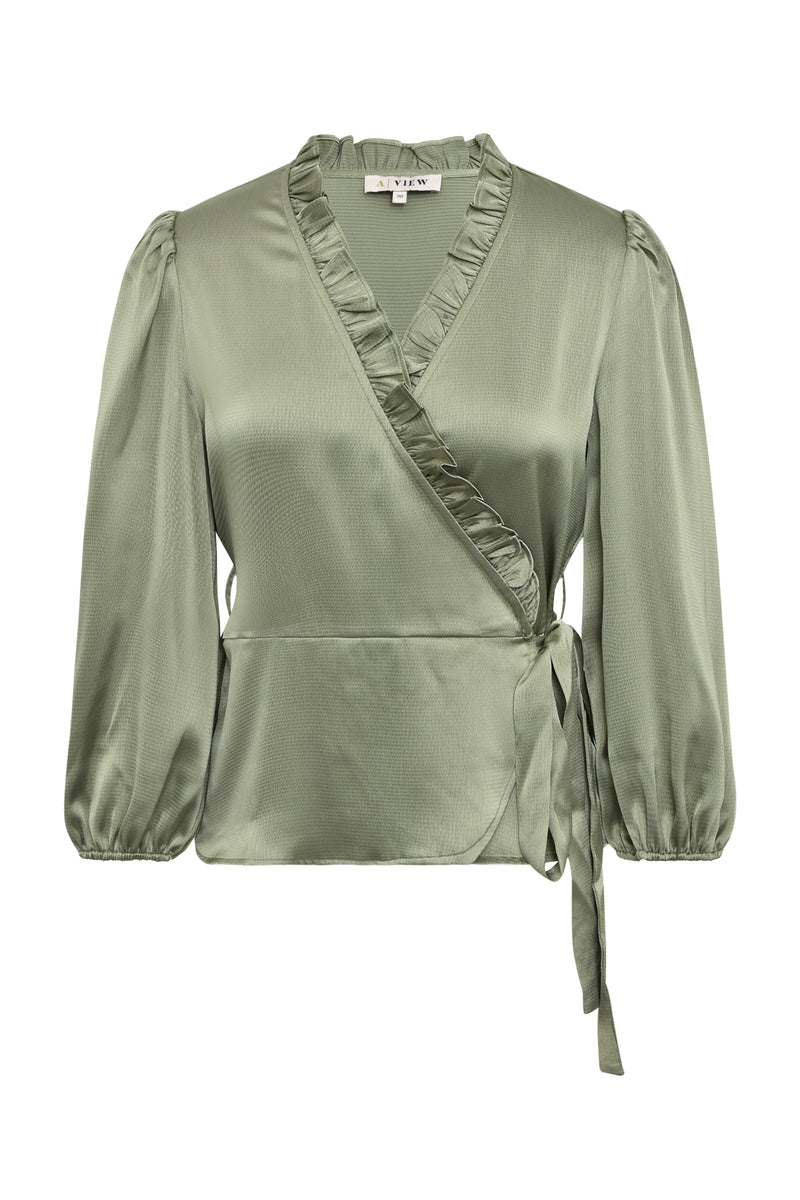 A-View Peony 3/4 Sleeve Blouse AV5082 Blouse 148 Pale green