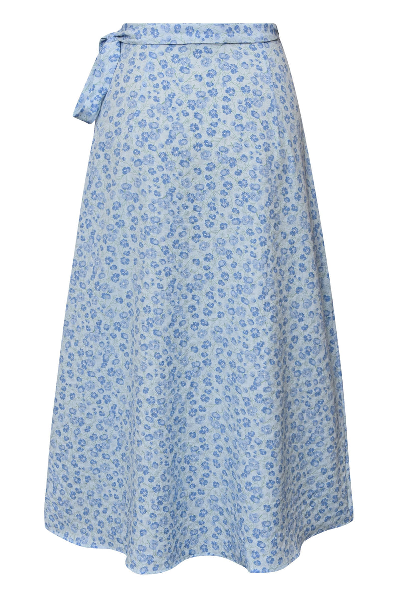 A-View Peony wrap skirt AV4601 Skirt 287 Sky blue