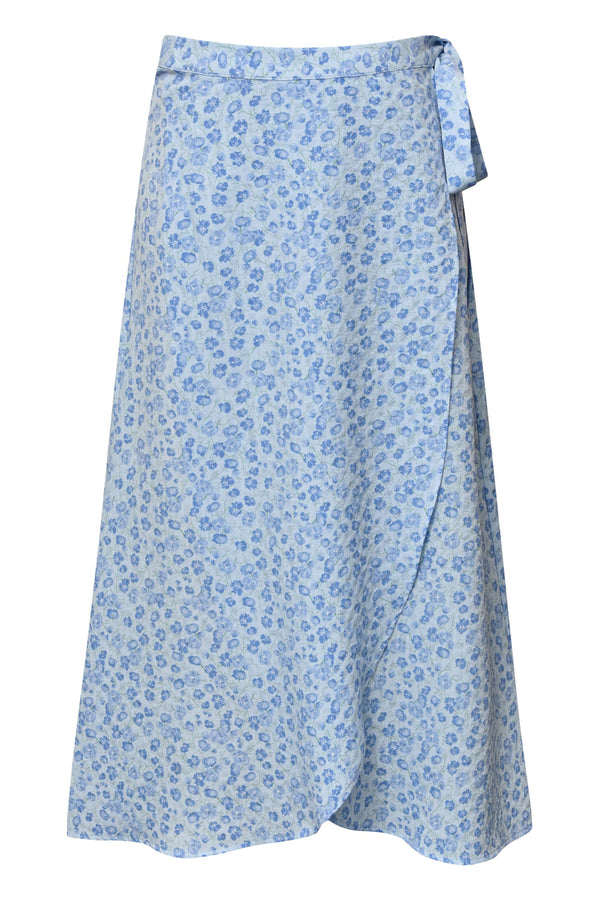 A-View Peony wrap skirt AV4601 Skirt 287 Sky blue