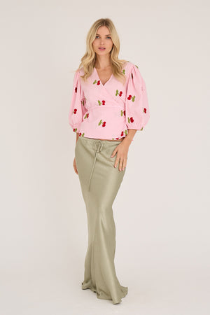 A-View Rebekka fruit blouse AV4851 Blouse 255 Rose/Red